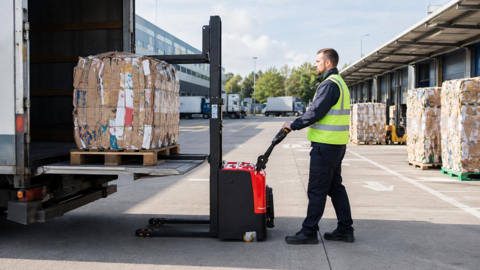 B20 lithium electric forklift operating scenario