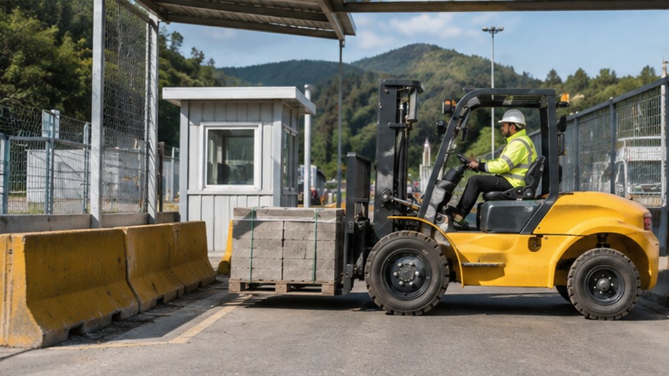 7-ton off-road forklift operating scenario