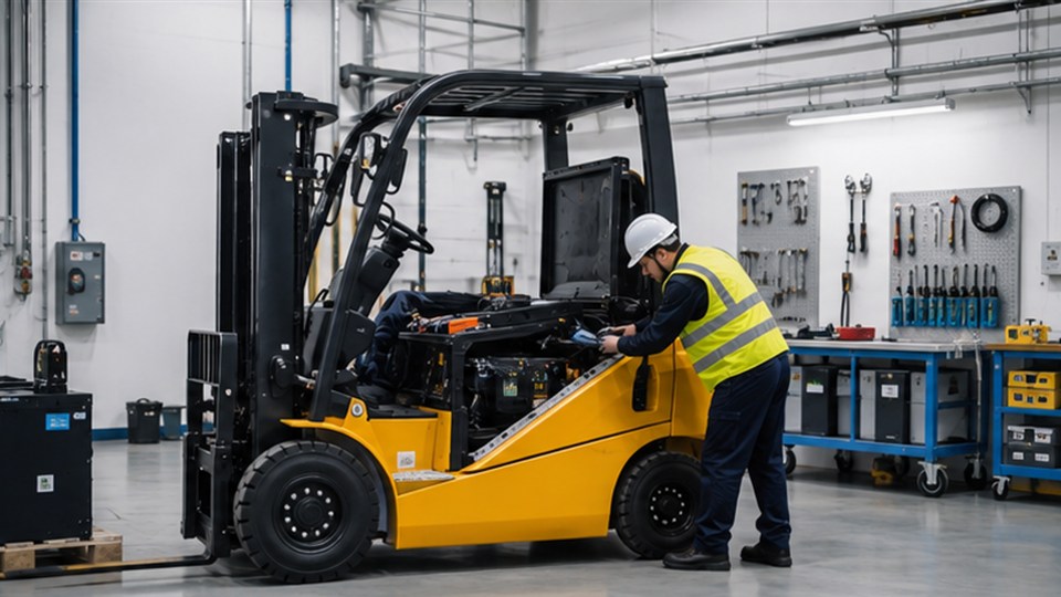 ZG-CPD25B 2.5-ton lithium electric forklift material handling application
