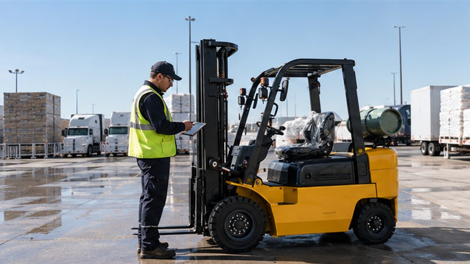 CPY35 gasoline/LPG forklift in a 2026 work scenario