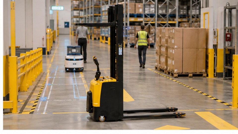 B60 lithium electric forklift operating scenario