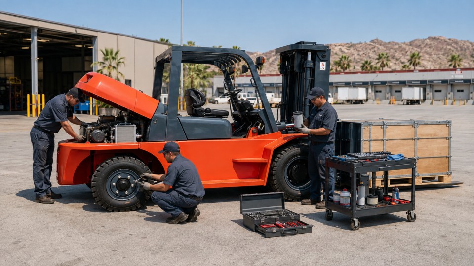 CPC190-X diesel forklift material handling application
