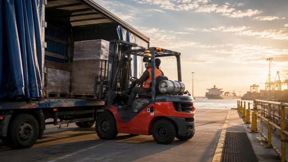 CPY15-XR 1.5-ton LPG forklift operating scenario