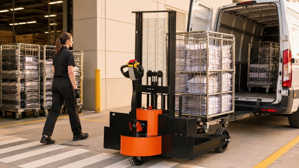 B60 heavy-duty lithium electric forklift operating scenario