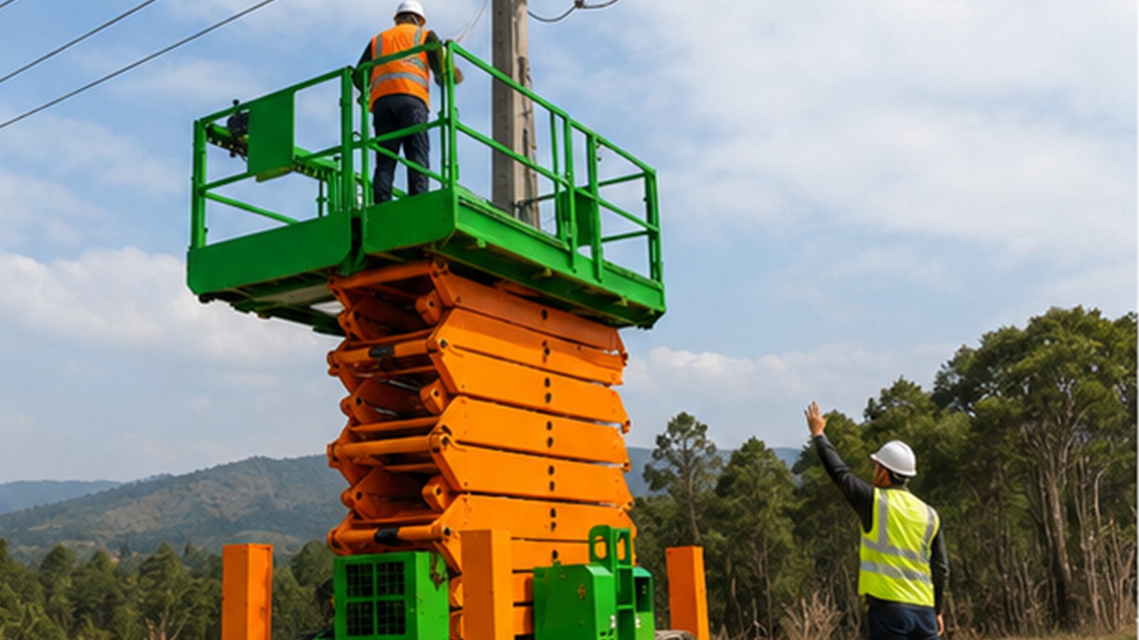 MEWP Electrocution Risk in 2026: Safe Clearance Around Power Lines application scene 1