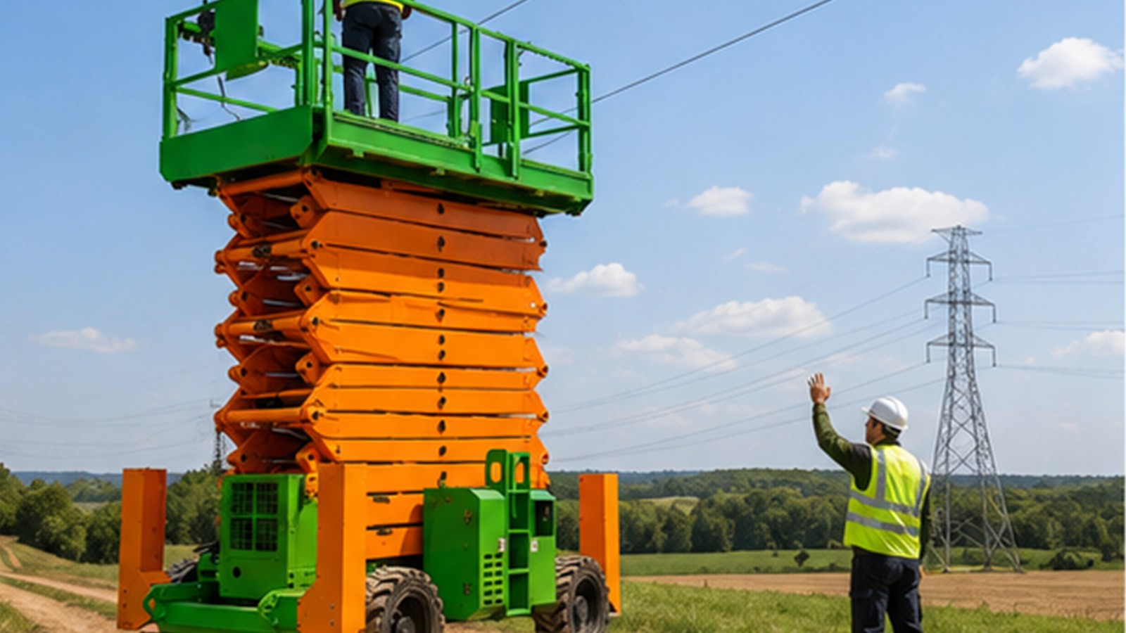 MEWP Electrocution Risk in 2026: Safe Clearance Around Power Lines application scene 3