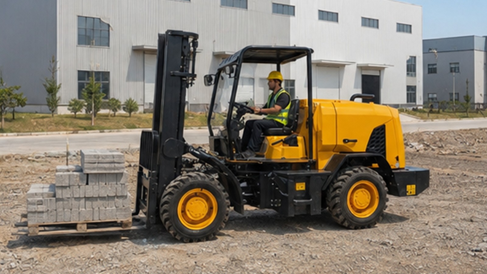 Global Regionalization in 2026: Rough-Terrain Forklifts for New Industrial Parks application scene 3