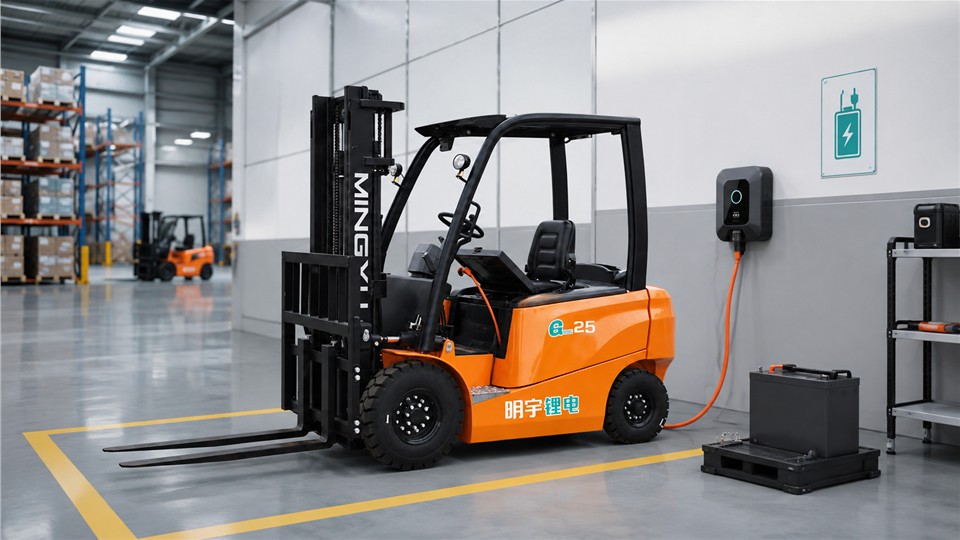 ZG-CPD25B lithium electric forklift material handling application