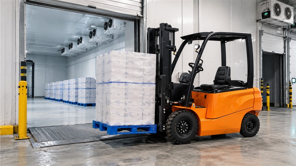 B20 lithium electric forklift operating scenario
