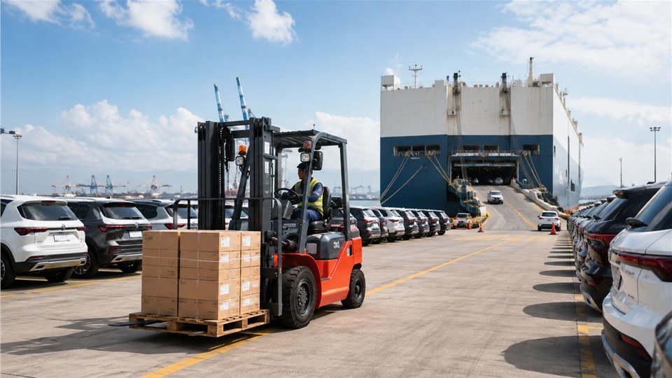 CPCY120 LPG forklift material handling application