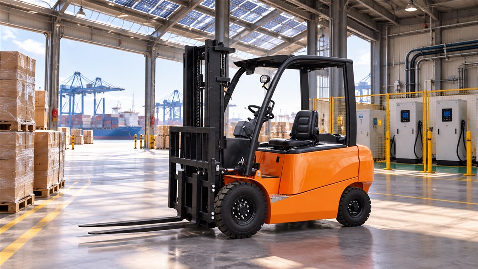 CDD85-R electric pallet stacker operating scenario