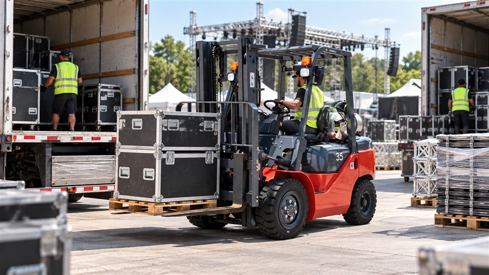 CPY15-XR LPG forklift operating scenario
