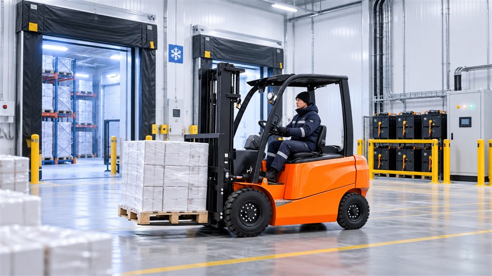 B20 lithium electric forklift operating scenario