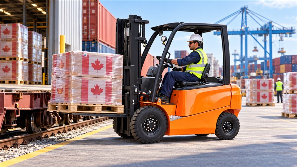 B60 heavy-duty lithium electric forklift in a September 9, 2026 work scenario