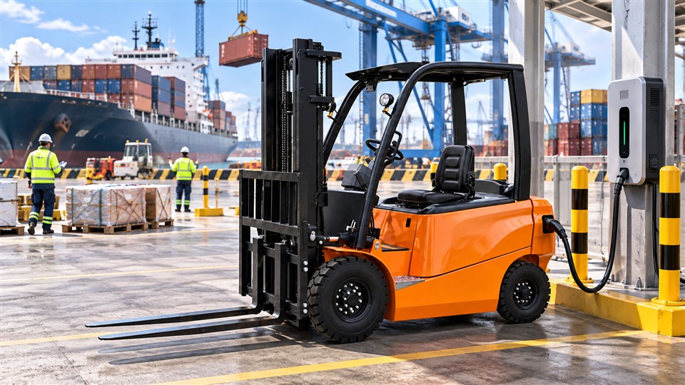 ZG-CPD25B lithium electric forklift material handling application
