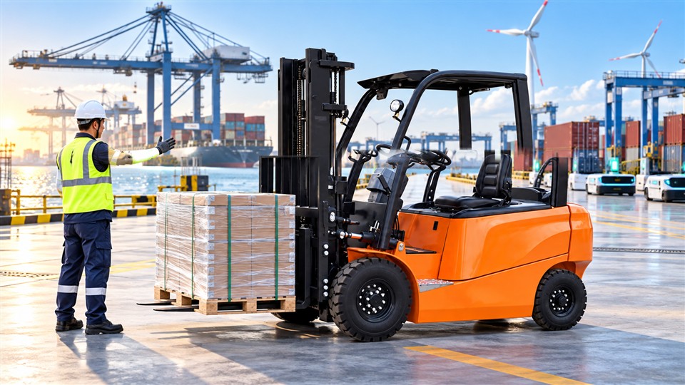 B20 lithium electric forklift operating scenario