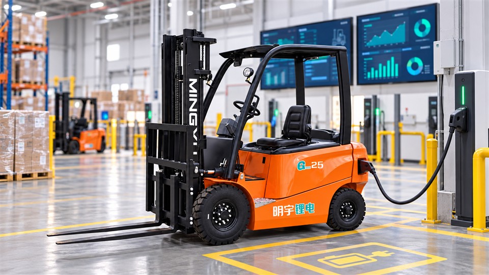 ZG-CPD25B lithium electric forklift in a September 12, 2026 work scenario