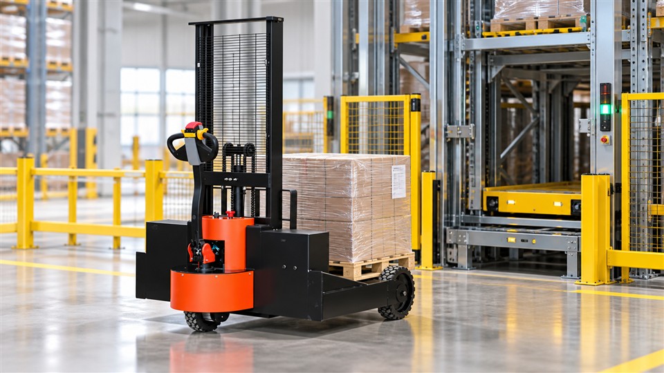 CDDA15 electric walkie stacker operating scenario
