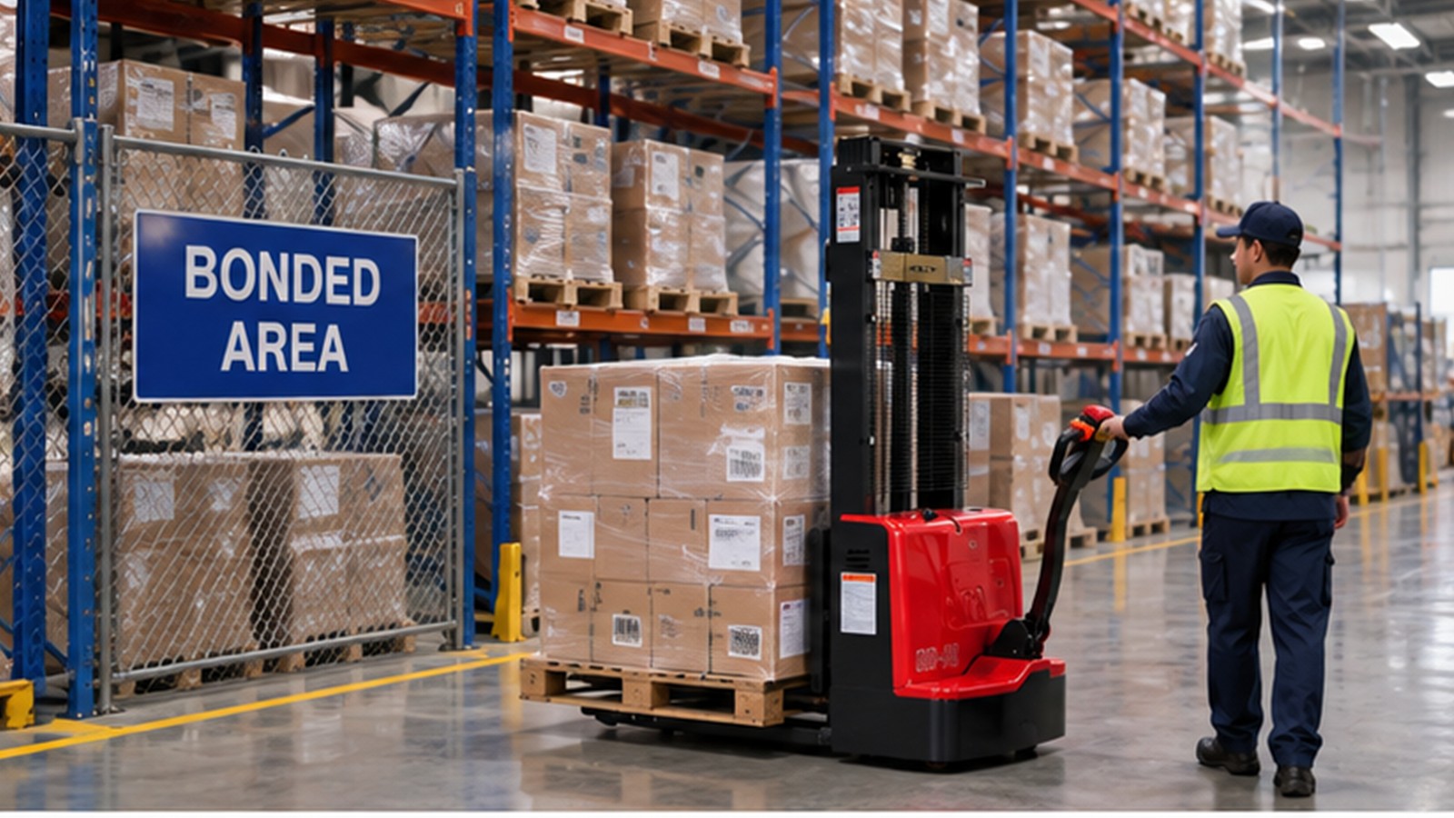 Origin Visibility in 2026: Electric Stackers for Bonded Warehouse Compliance scene 1