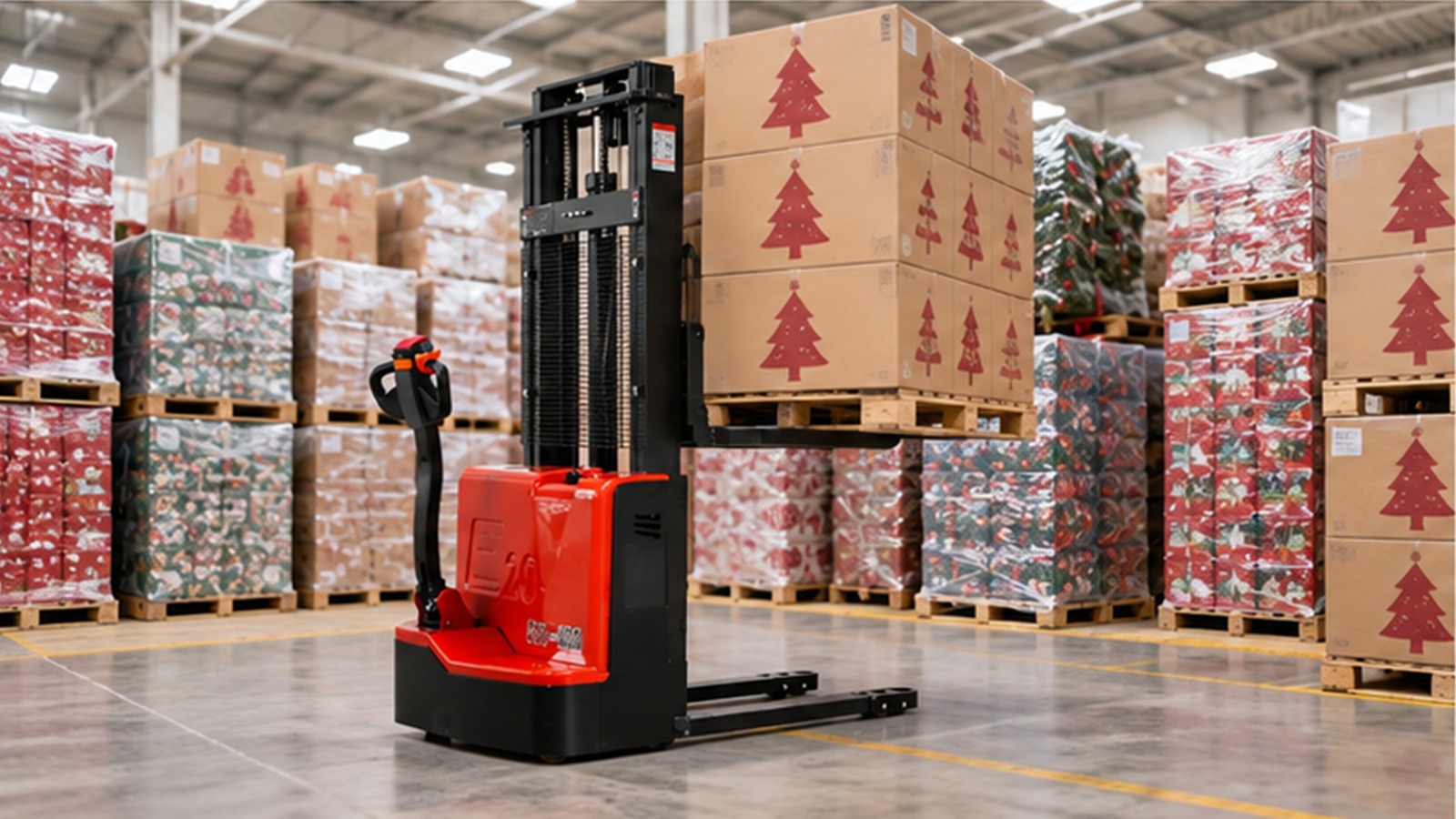 Holiday Peak 2026: Electric Stacker Slotting for Fast-Moving Inventory scene 2