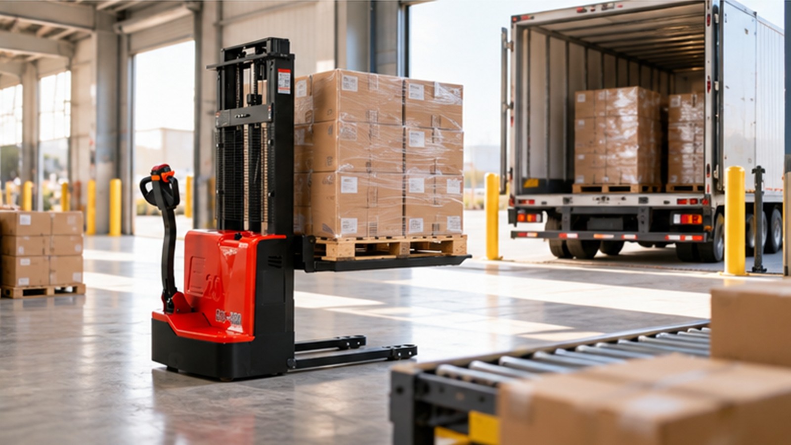 Holiday Peak 2026: Electric Stacker Slotting for Fast-Moving Inventory scene 3