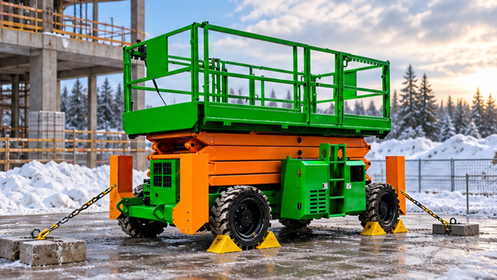 Autumn Weather MEWP: A September 2026 Aerial Platform Readiness Guide scene 3