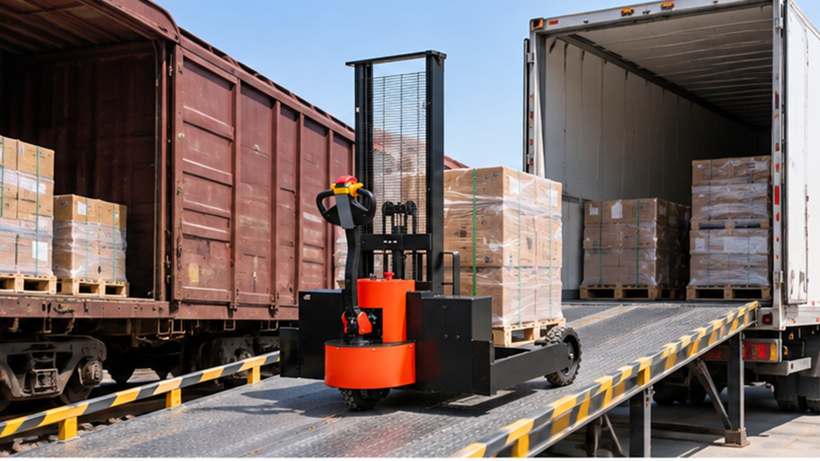 China-Mekong Rail Growth: Electric Stacker Flows for Inland Cargo Hubs scene 1
