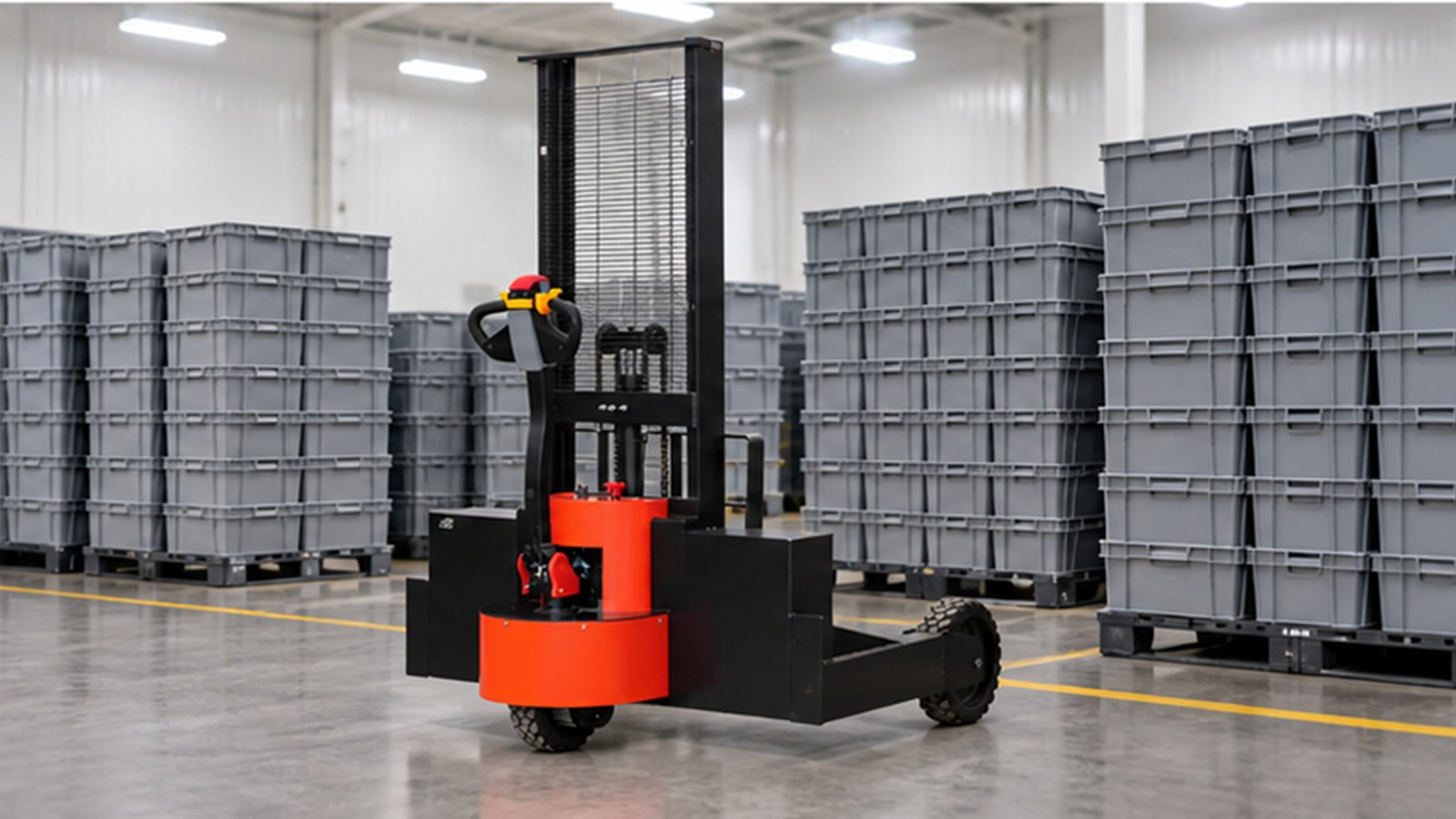 Reusable Tote Networks in 2026: Electric Stacker Workflows for Circular Logistics scene 3