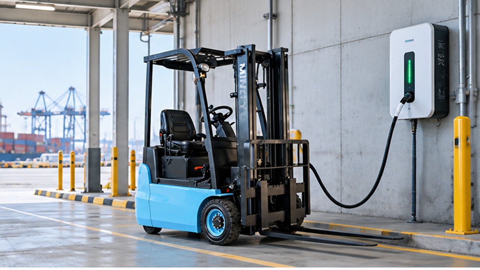 Ports Go Electric in 2026: Battery Forklifts for Cleaner Cargo Operations scene 1