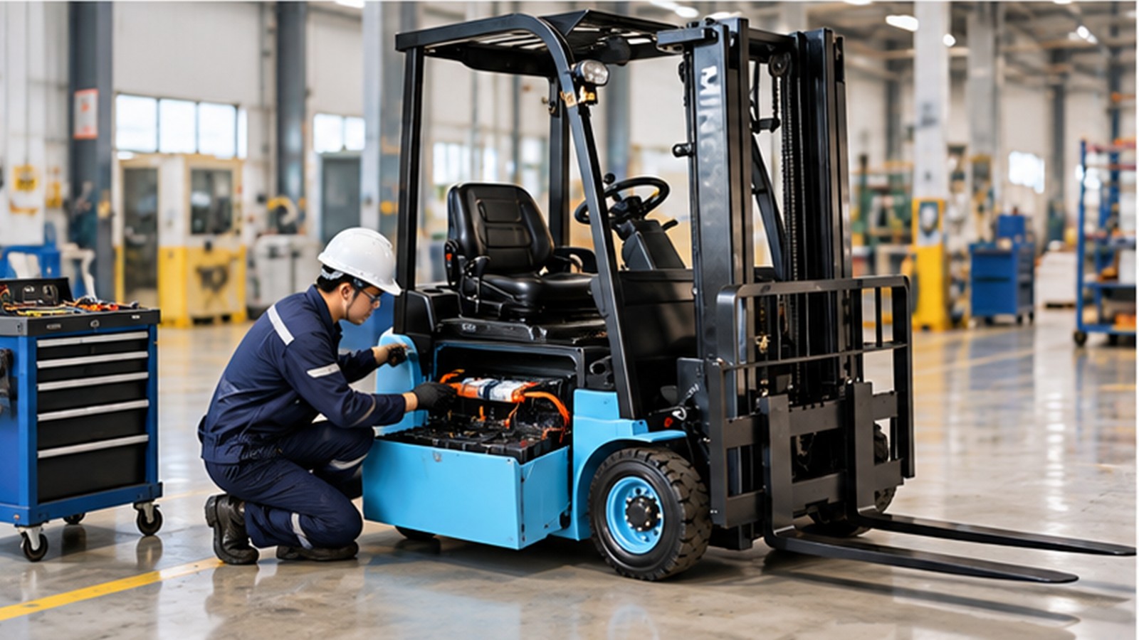 Ports Go Electric in 2026: Battery Forklifts for Cleaner Cargo Operations scene 2