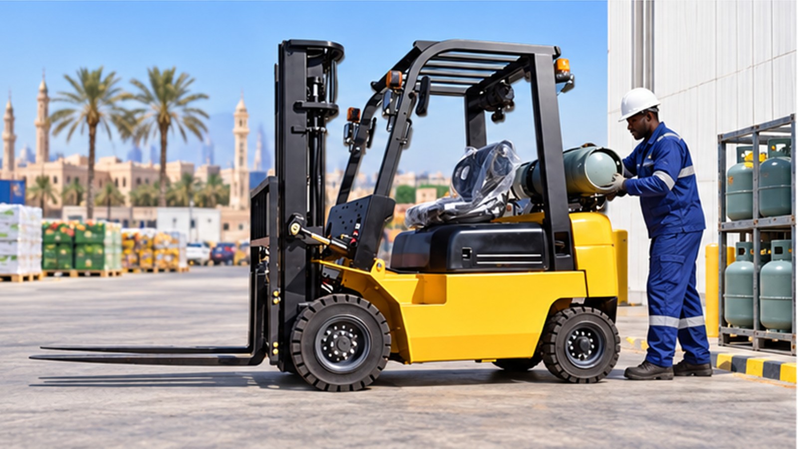 Seasonal Export Cold Chains: Dual-Fuel Forklift Continuity for Late 2026 scene 2
