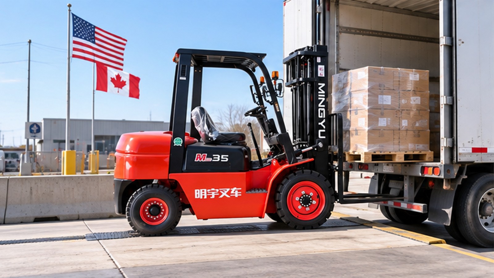 Canada Tariff Volatility: Forklift Planning for Flexible Inventory Buffers scene 2
