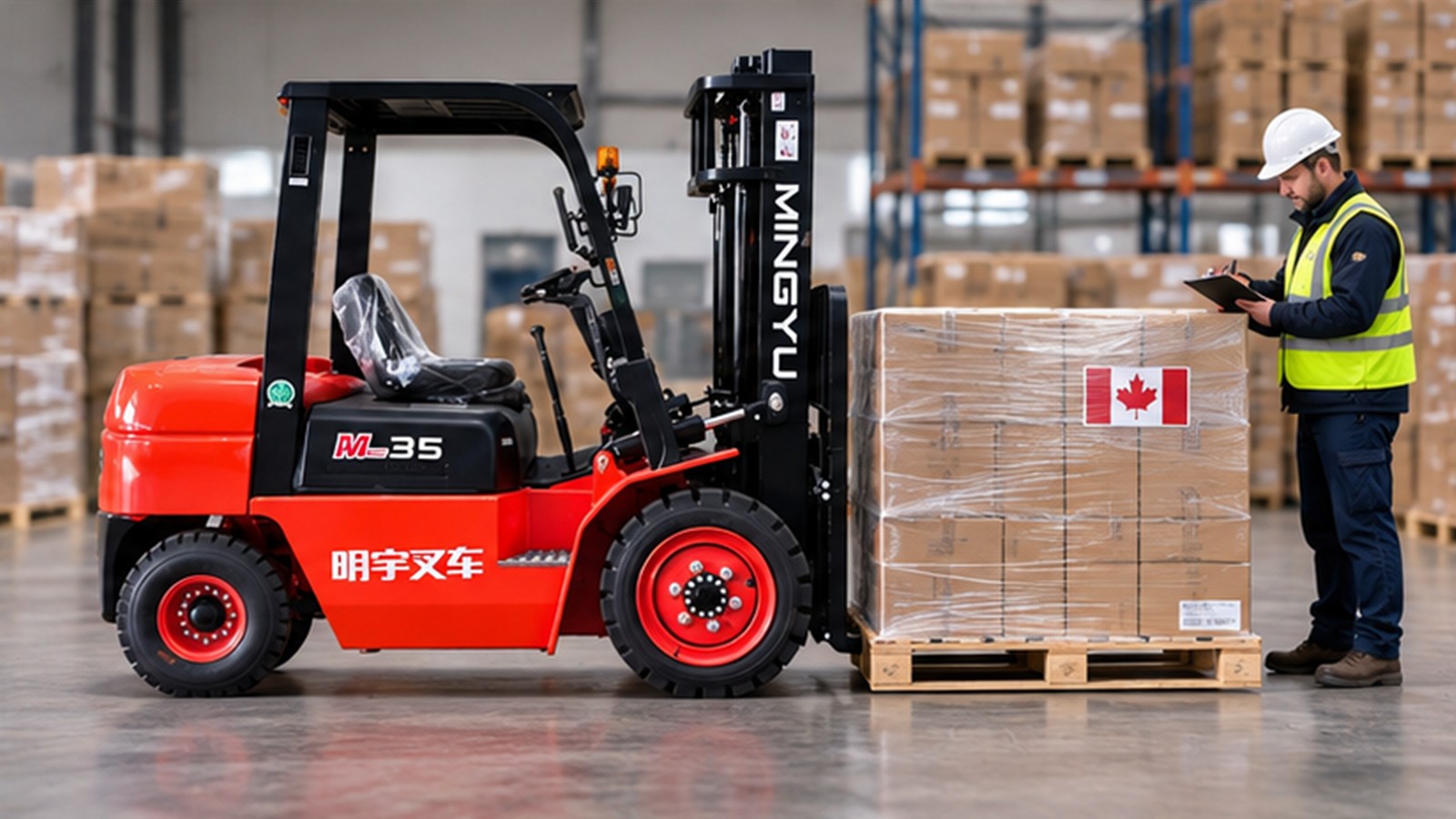 Canada Tariff Volatility: Forklift Planning for Flexible Inventory Buffers scene 3