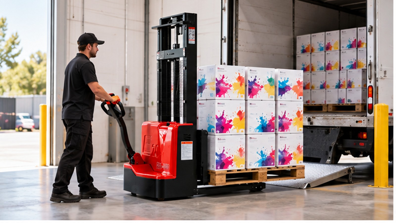 On-Demand Printing Growth: Electric Stacker Workflows for Short-Run Fulfillment