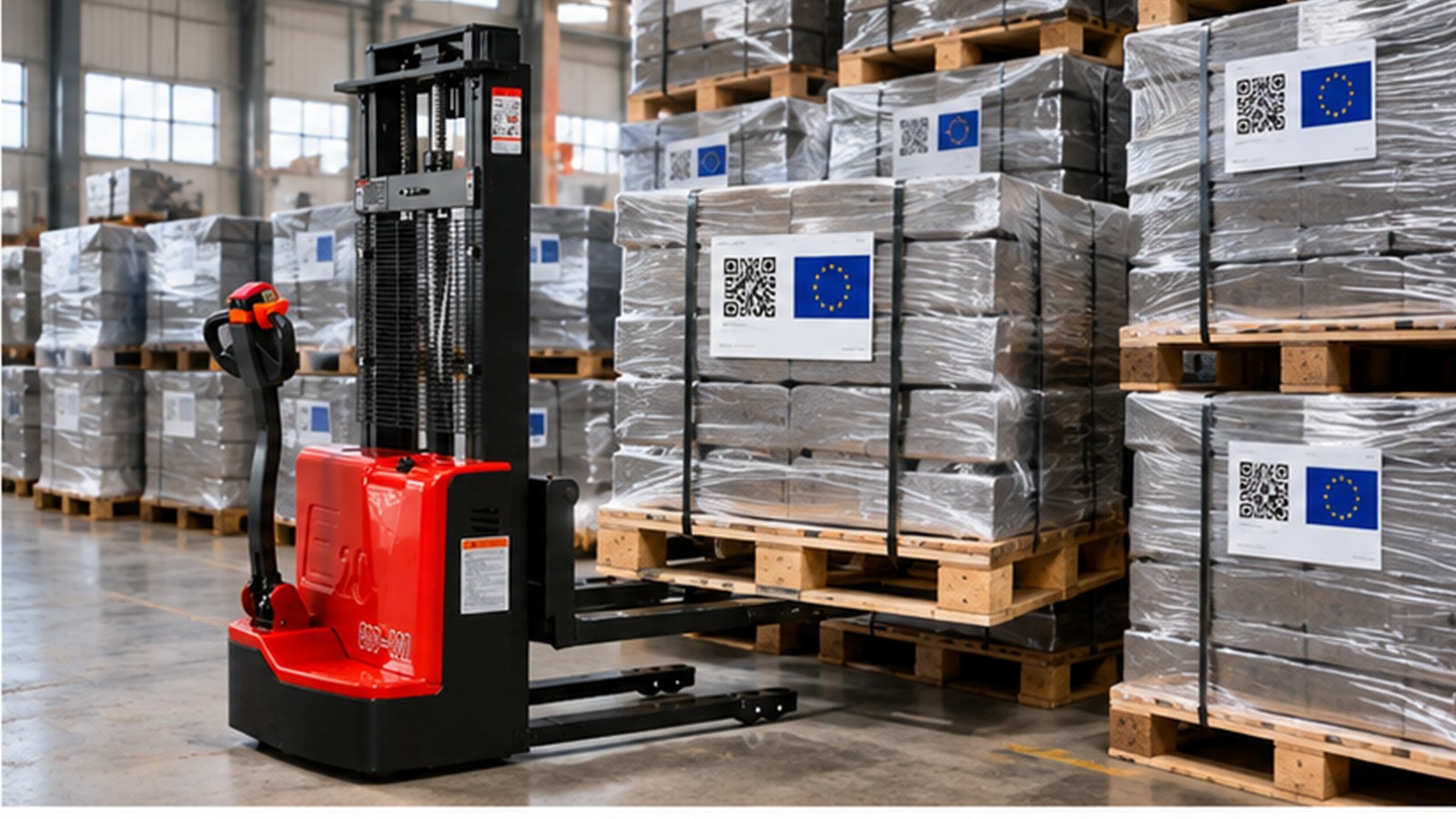 EU Steel Traceability Rules: Electric Stackers for Melt-and-Pour Records scene 1