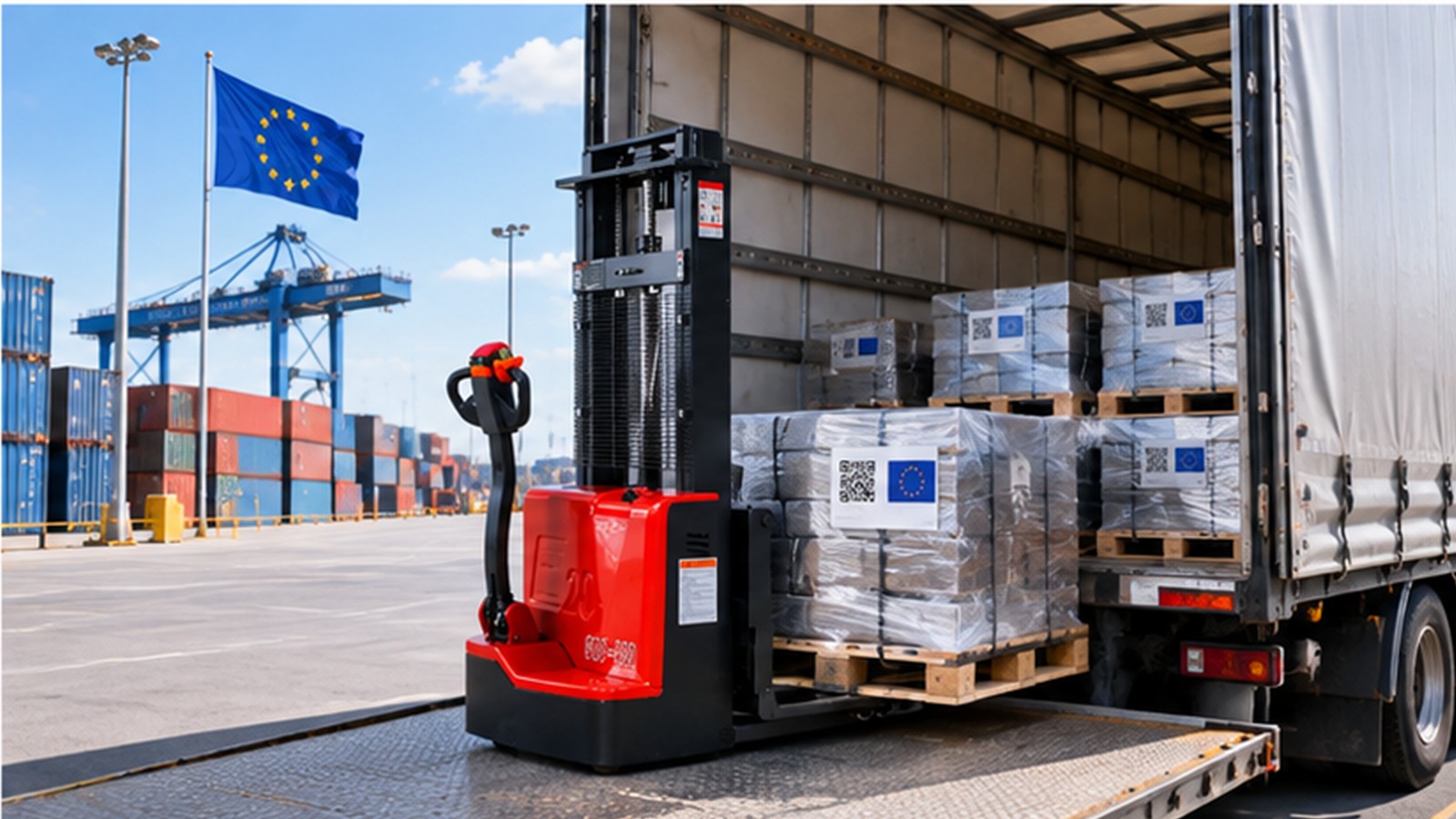 EU Steel Traceability Rules: Electric Stackers for Melt-and-Pour Records scene 3