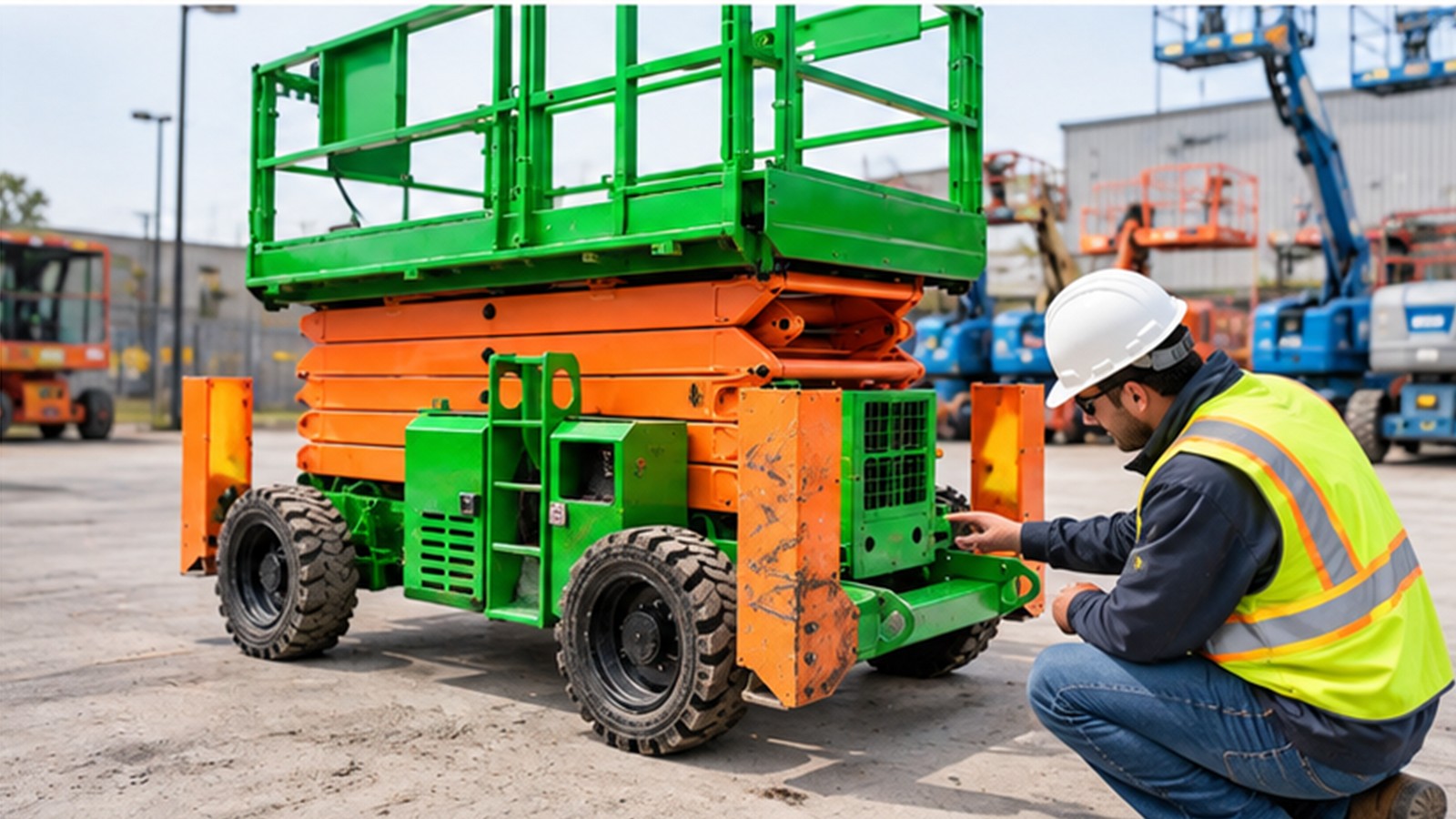 MEWP Rental Fleet Discipline in 2026: Inspection, Handover and Utilization scene 3