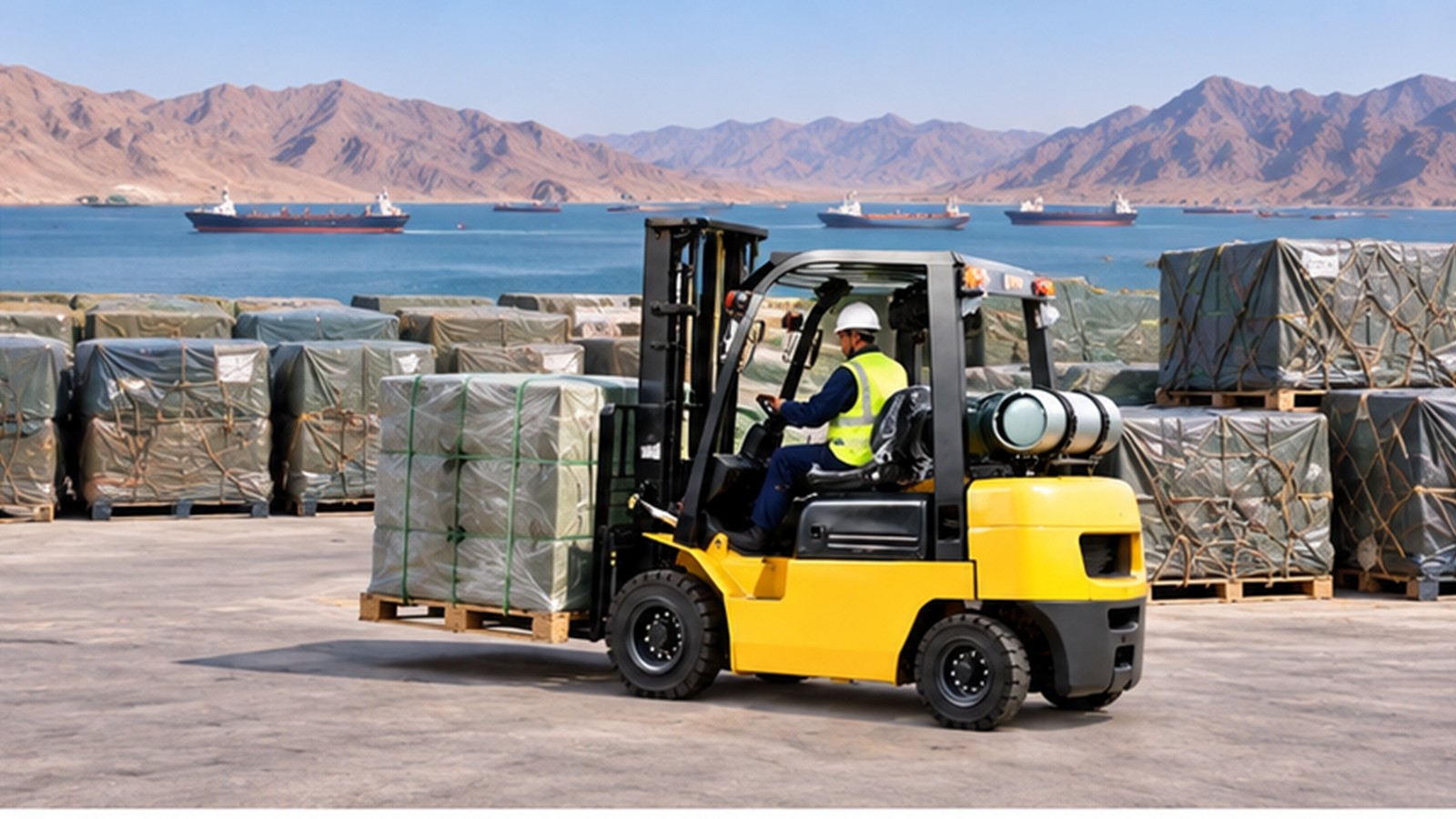 Red Sea Routes Return Gradually: Dual-Fuel Forklift Contingency Planning scene 1