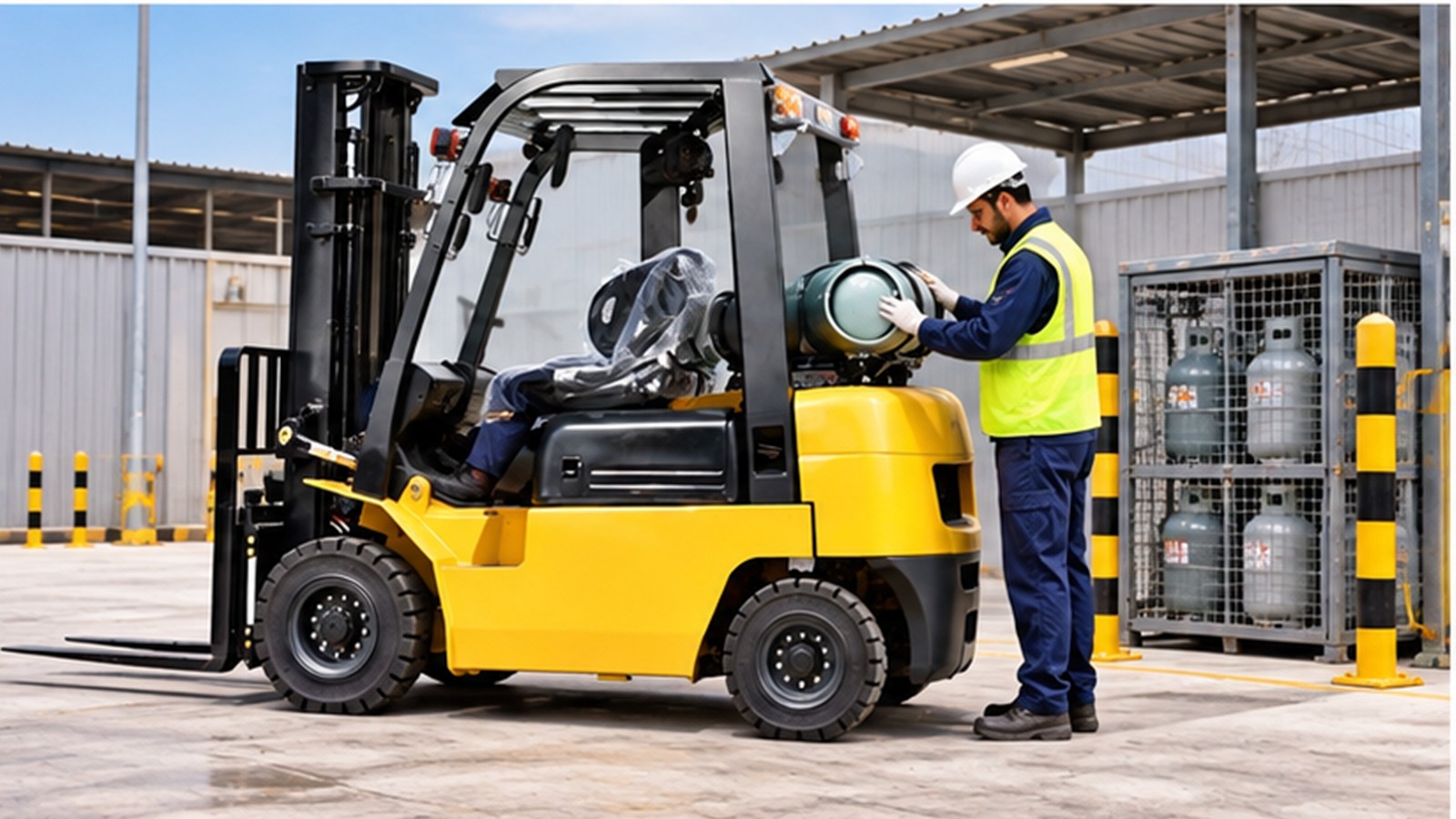 Red Sea Routes Return Gradually: Dual-Fuel Forklift Contingency Planning scene 2