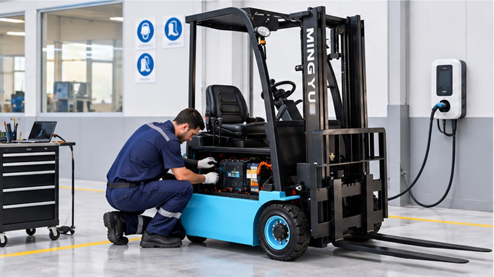 IAA TRANSPORTATION 2026: Electric Forklifts for AI-Directed Logistics scene 2