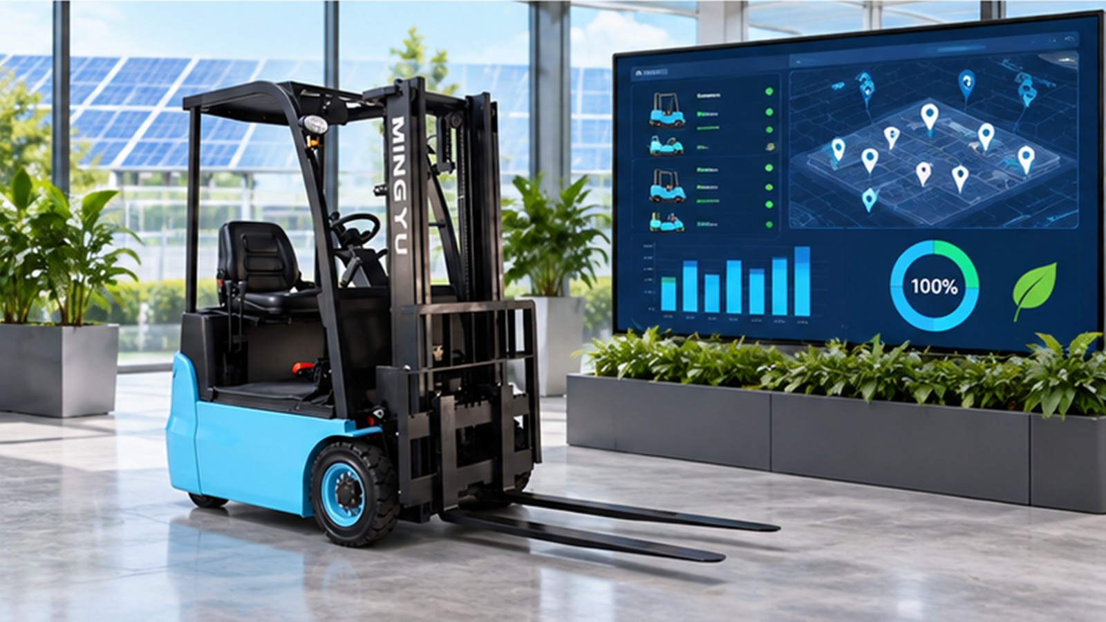 IAA TRANSPORTATION 2026: Electric Forklifts for AI-Directed Logistics scene 3