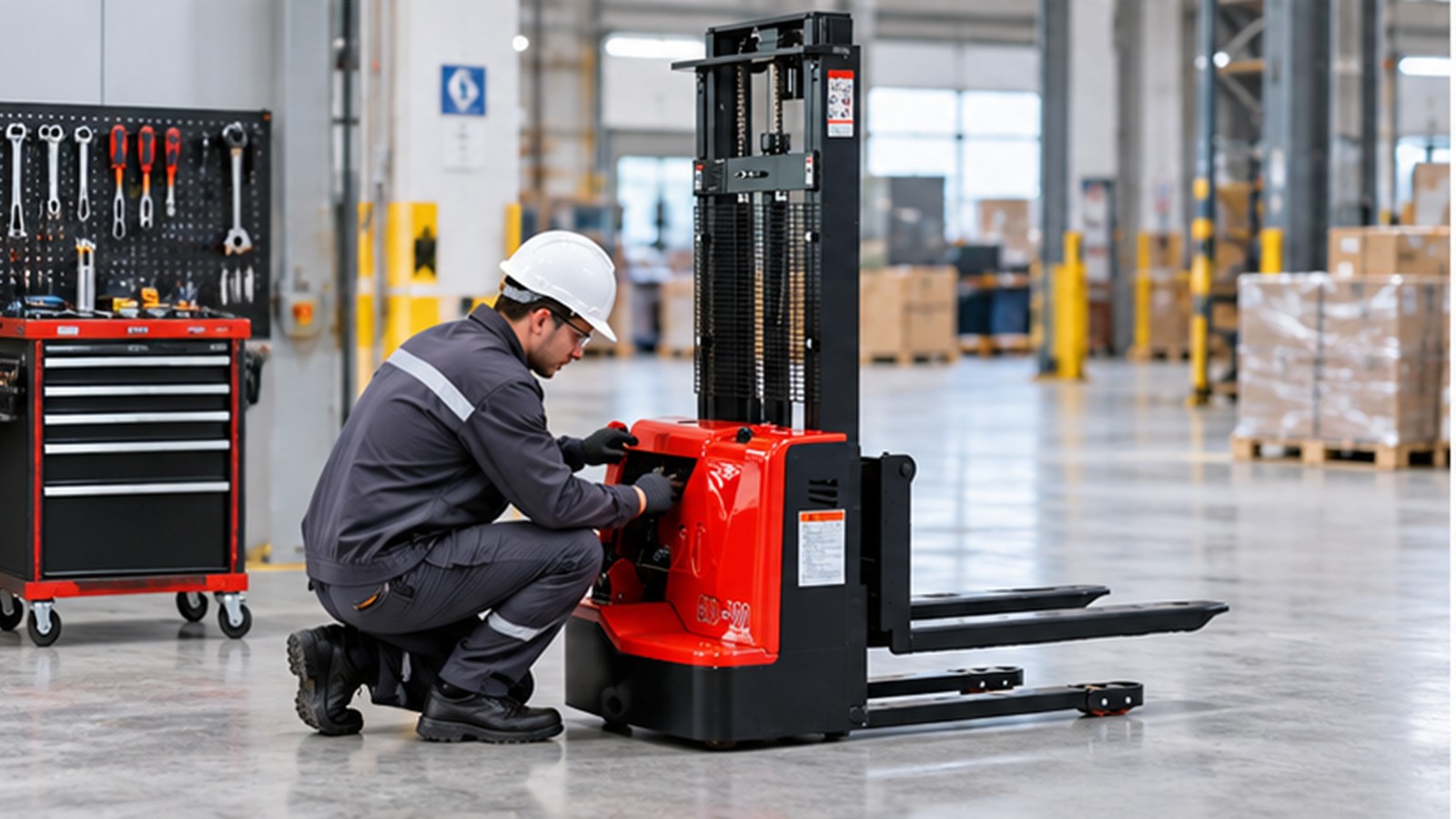 Peak-Season Reverse Logistics: Electric Stackers for Faster Returns Recovery scene 2