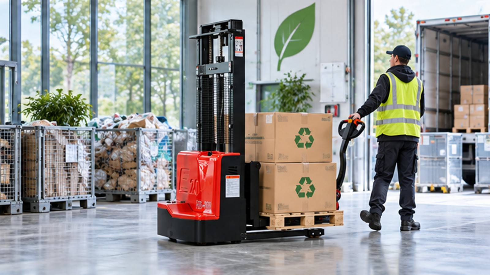 Peak-Season Reverse Logistics: Electric Stackers for Faster Returns Recovery scene 3