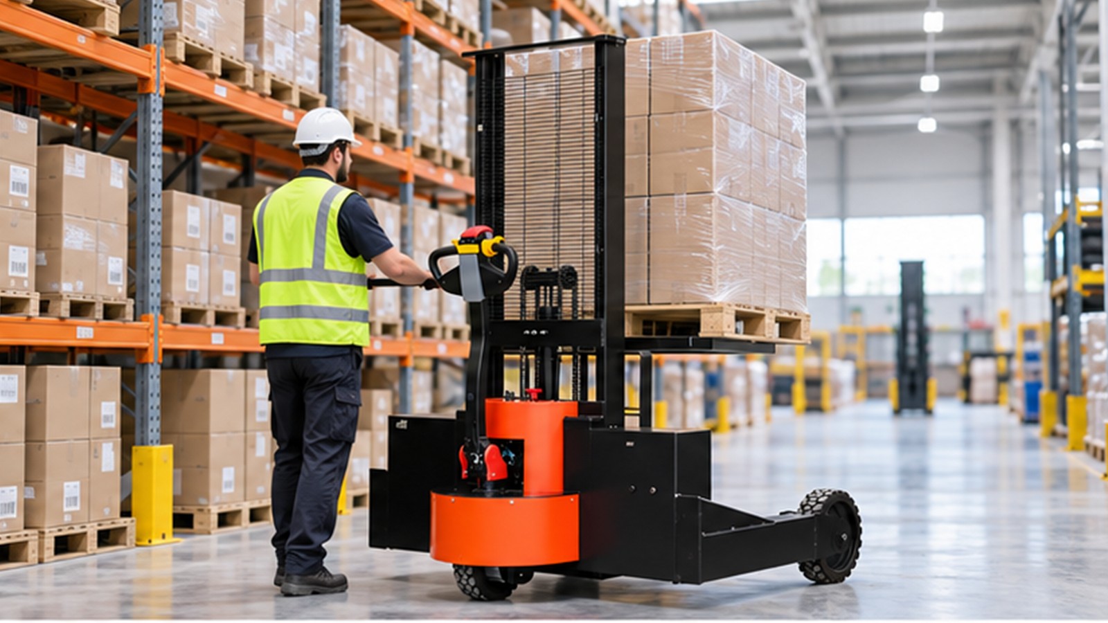 AI Cycle Counting: Electric Stackers and Human-Verified Inventory Accuracy scene 1