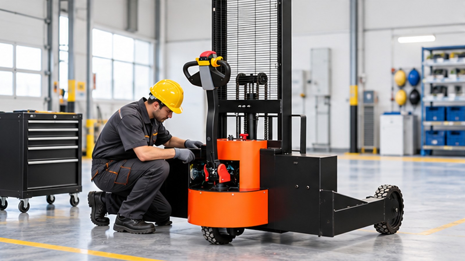 AI Cycle Counting: Electric Stackers and Human-Verified Inventory Accuracy scene 2