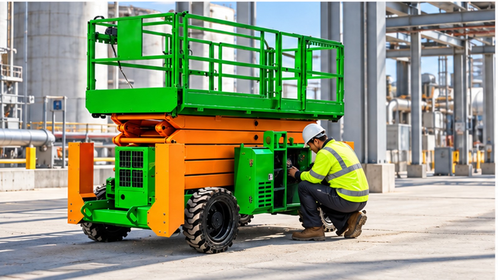 Drones and MEWPs at Critical Sites: Safe Airspace for Work at Height scene 2