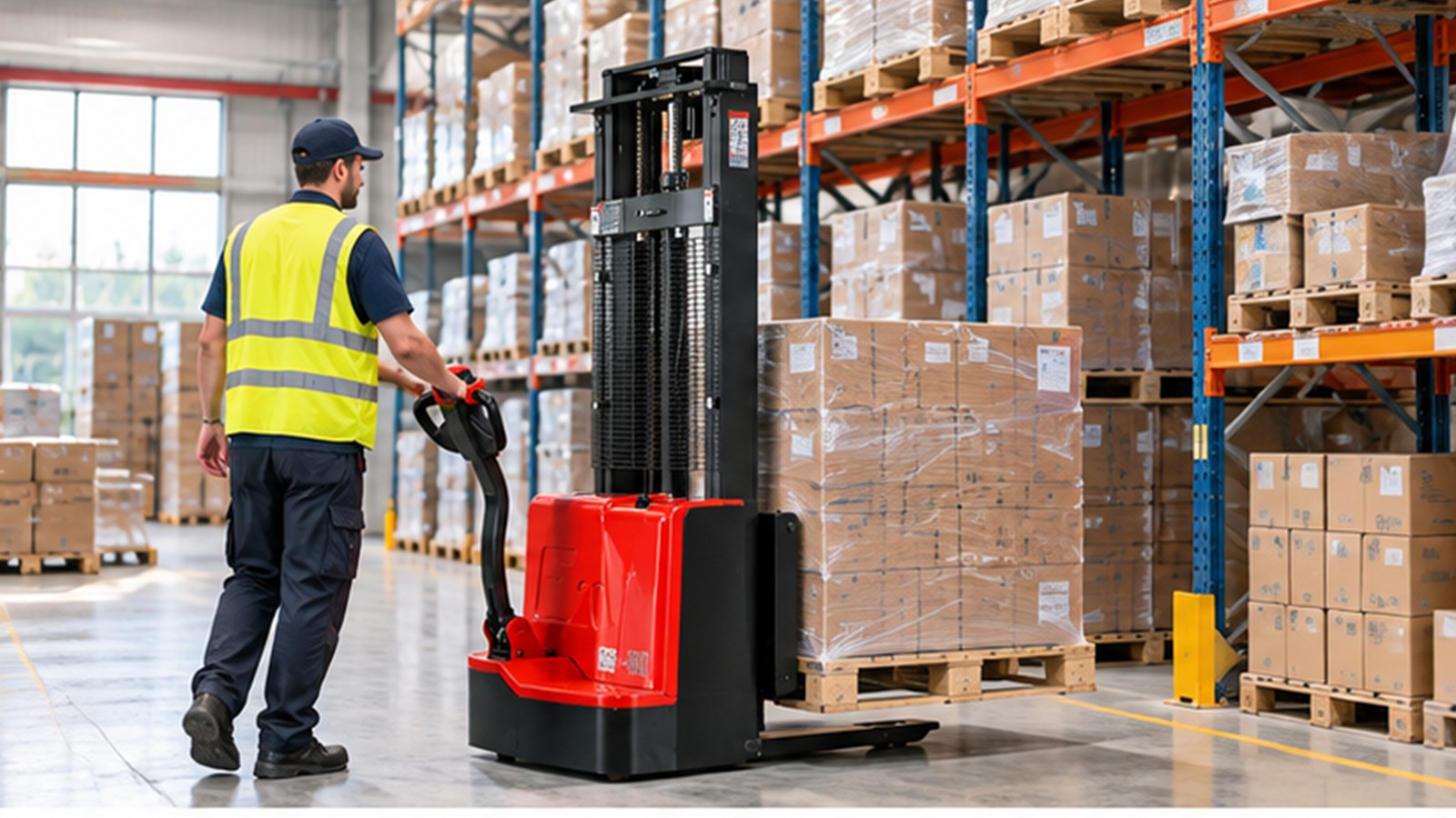 Warehouse Labor Constraints: Electric Stackers for Standardized Replenishment scene 1