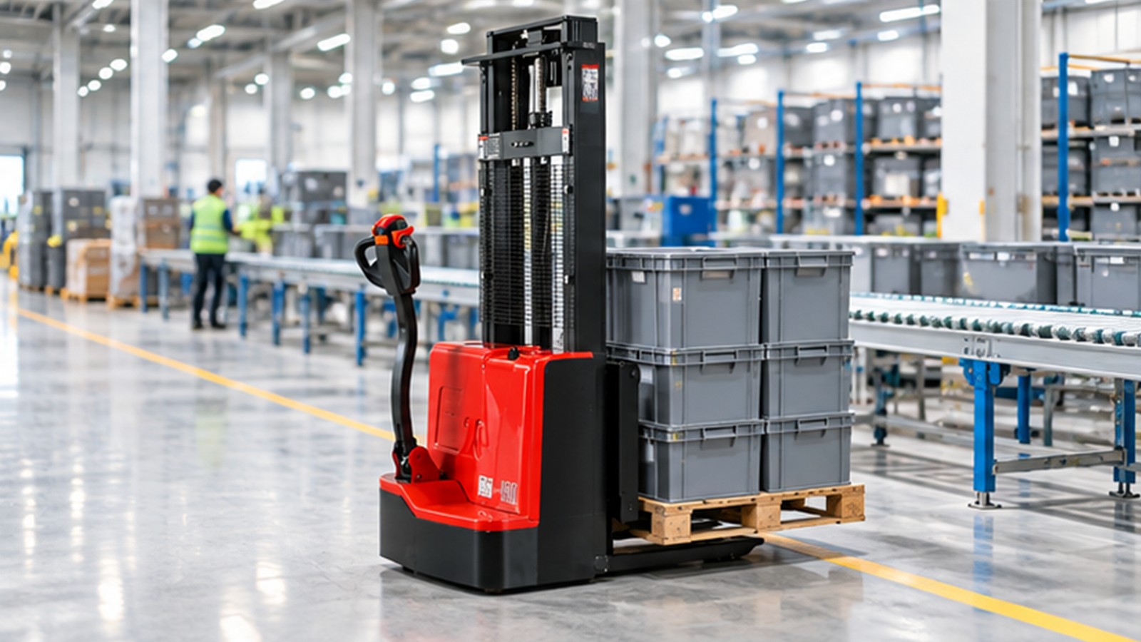 Warehouse Labor Constraints: Electric Stackers for Standardized Replenishment scene 3