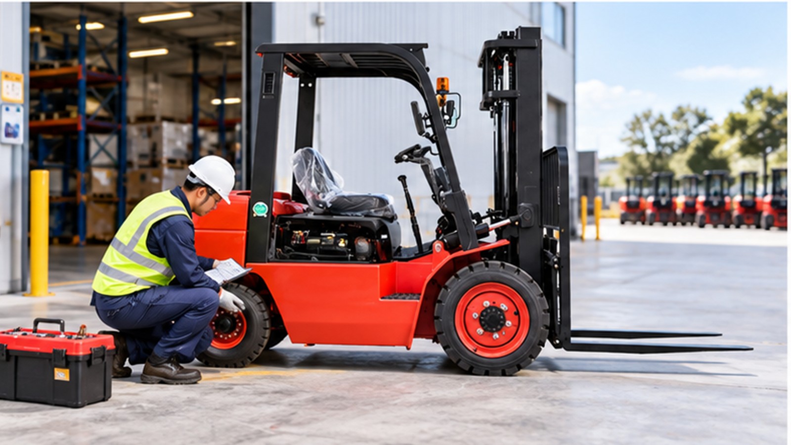 V2X-Connected Yards: Forklift Safety Where Vehicles, People and Docks Meet scene 2