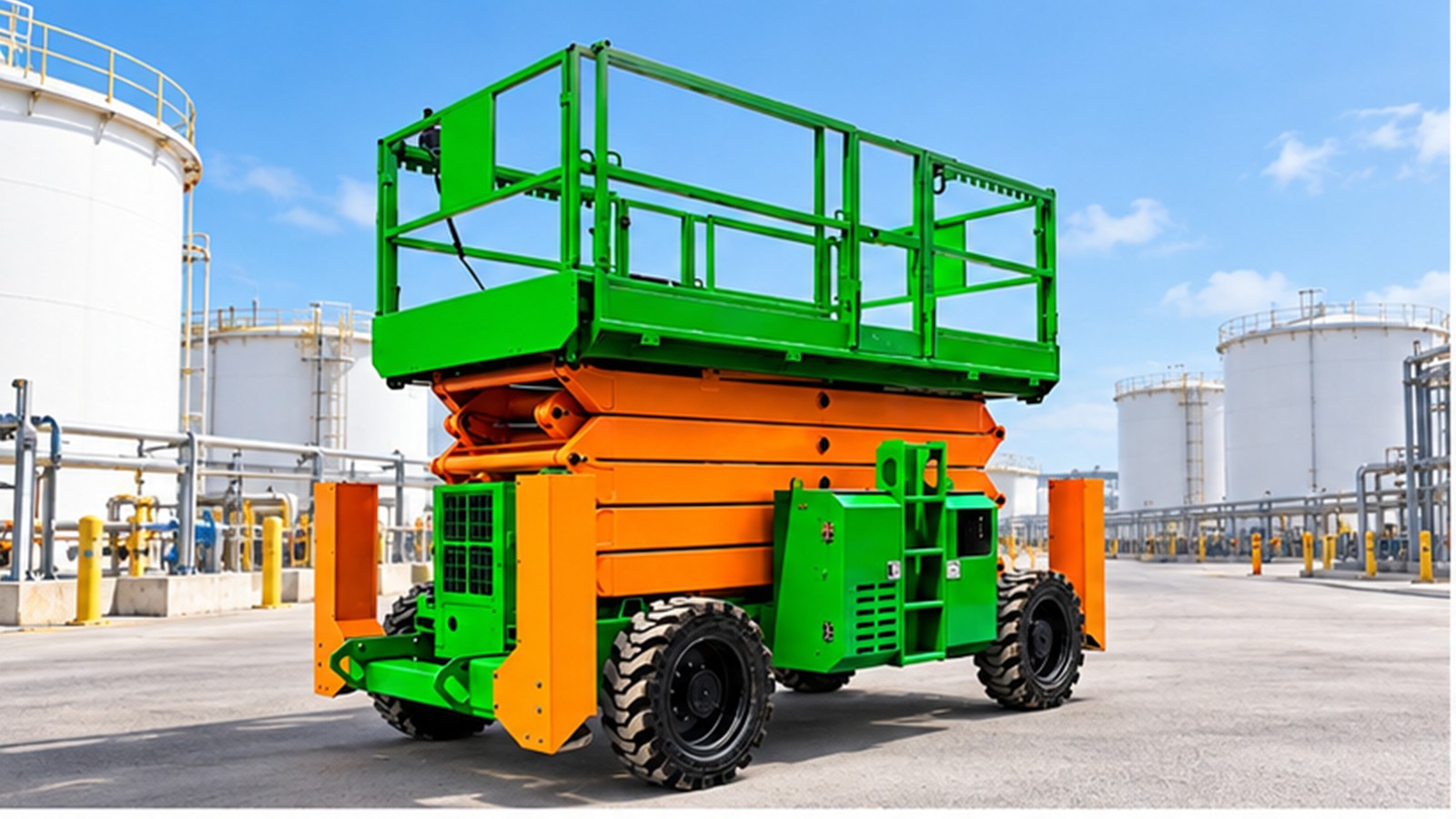 Hazardous-Goods Facilities: Safer MEWP Access for Inspection and Maintenance